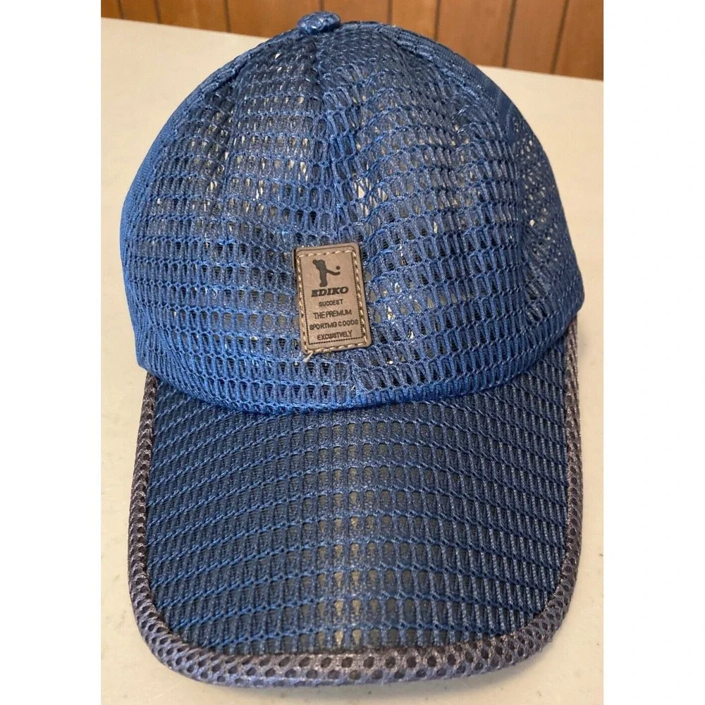 New‎ Men's Ediko Mesh Ball Cap Hat, Blue